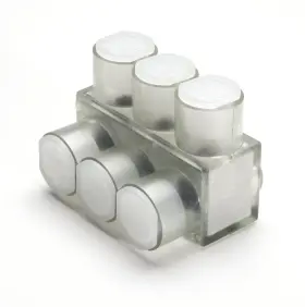Bibs250-3 Burndy Bibs2503 Unitap Multi Port Single Sided 3 Ports 10-250 Awg/kcmil