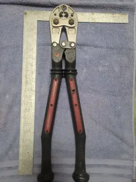 Md7-8 Burndy Md7 Hytool Posi-press Hand-operated Crimper
