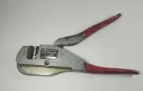 Mr8-1a Burndy Hytool Full Cycle 10-22awg Cast Aluminum Wire Crimper Tool