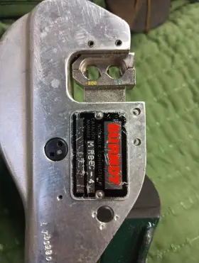 Mr8-ec-4 Burndy Crimper Tool Mr8ec-4 Crimp Size 180 And 200