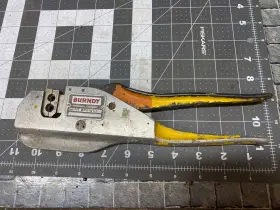 Mr8-nc4 Burndy Mr8nc4 Hand Ratcheted Crimp Tool With 180 200 Dies