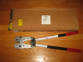 Mrc840al Burndy New Mechanical Rotating Crimp Crimper - Missing 1 Die And Retainer