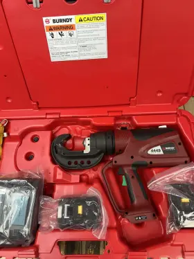 Pat444sl5 Burndy 11 Ton Hydraulic Battery Crimper Tool