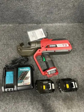 Pat750t3 Burndy Patriot Series 12-ton C-head Battery Operated Crimper