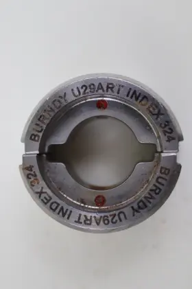 U29art Burndy Crimper Crimping U Die 250 Al Hydraulic Crimp Index 324 Stainless