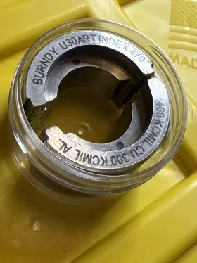 U30art Burndy Crimper Crimping U Die Hydraulic Crimp 300 Al Index 470 Stainless