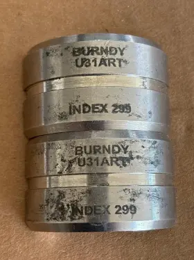 U31art Burndy Set Of Index 299 Crimper U Die Hydraulic Crimp - Nice