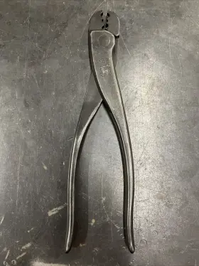 Y-14mv Burndy Vintage Hytool Y14 Mv Crimper Plier Navy 22-9 1-14 For Hydent Connectors