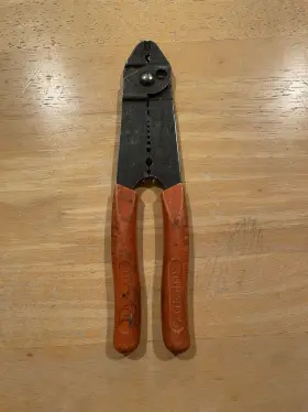 Y10m Burndy Hytool Crimping Tool Wire Cutter 1959
