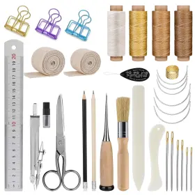M0566 Butuze Book Binding Kit Bone Folder Tool For Paper Crafting Complete