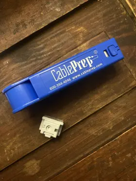 Cpt-1100 Cable Prep Cpt1100 Drop Stripping Tool. 7 And 11 With Spare Cartridge