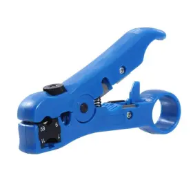Rg11 Cablepros 811490012318 Universal Cable Wire Stripper Round Flat Coaxial Cutter Rg6 Stripping Tool