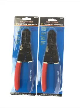 Bws09 Cal-hawk Usa 2 Pro 9 Inch Wire Stripper Crimper Cutter Crimping Tools Solid/stranded