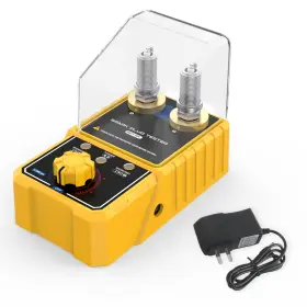 0-6000rpm Cartoobe Spt101 Automotive Spark Plug Tester Dual Holes For 12v Gasoline Vehicles