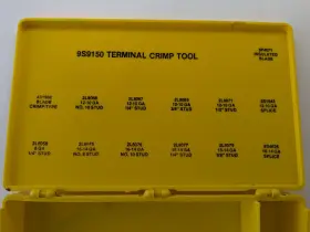 Caterpillar 9s9150 Service-tech Terminal Crimp Tool Kit With Terminals No Pliers