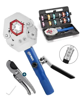 Ch-71500blue Chanhyd Hydraulic Hose Crimper 71500 Hydra-krimp Manual A/c Kit For Air Condi