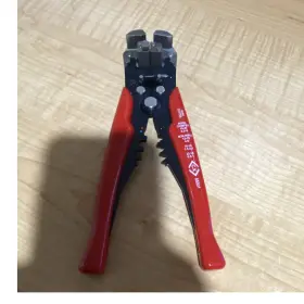 Ck 95001 Wire Crimper And Stripper Hand Tool Red/black Handles