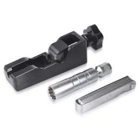 Cnraqr 077896415697 Universal Spark Plug Gap Tool With Magnetic Base Feeler Gauge And 16mm Socket