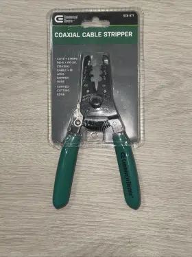 538-971 Commercial Electric Coaxial Cable Stripper 538971 New