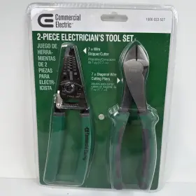 Commercial Electric 820909060833 Wire Stripper Cutter Diagonal Cutters Both 7 Inch New