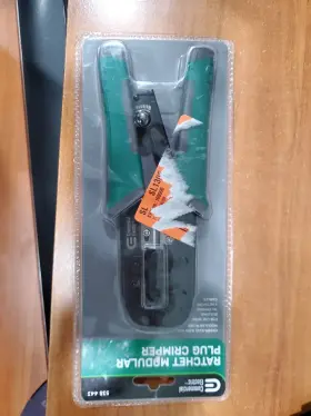 Cecominod005687 Commercial Electric Ratchet Modular Plug Crimper