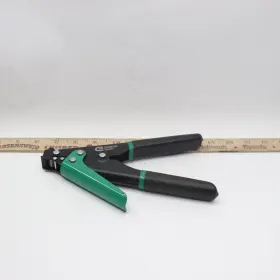 Git-704 Commercial Electric Cable Tie Tensioning Tool Black/green 8 Inch