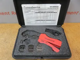 Ct-9500 Comprhensive Video Group Comprehensive Pro-hex Crimp Tool Crimping Dies Case Coaxial Connector