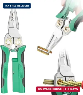 Coroder 705888469405 8 In 1 Wire Stripper With Voltage Tester Strippers Electricity Measurement