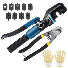 Jqk-70 Cosapiku 10 Ton Custom Hydraulic Hand Crimper Tool For Stainless Steel Cable Railing F