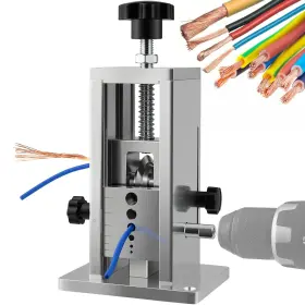 Dl-80m2-5625 Cowiewie Drill-powered Wire Stripper Machine For 0.07 Inch - 0.86 1.8-22mm Scrap