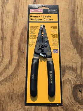 34-73583 Craftsman 73583 9-73583 973583 Vntg Sears Professional Romex Cable Stripper Cutter Usa Euc