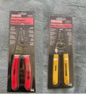 82563-82544 Craftsman Professional Wire Stripper/cutter Lot 2 82563 - 82544 Usa