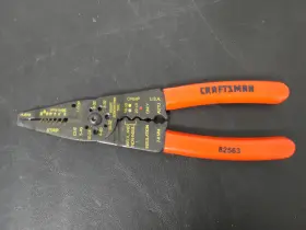 82563 Craftsman Wire Crimper Stripper And Cutter 8 Inch Usa Multi Purpose