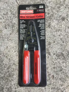 M82543 Craftsman Nos Sears Usa 82543 Wire Cutter Stripper Crimper Rare Red 10-18awg