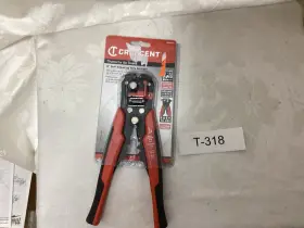 Atg-714s Crescent 8 Inch Self-adjusting Wire Stripper 10-24 Awg Red/black