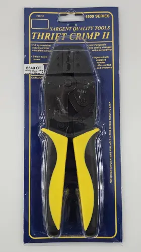 6540ct Crimp Supply Sargent 6540 Ct Ratched Tool For Insulated Terminals Nob Priced To Sell