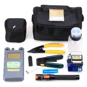 Fc-6s Cruiser Cl-20 20 In 1 Ftth Cold Splice Fiber Tool Kit Cleaver /optical Power Me