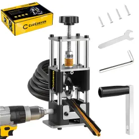 Cuzconven 788567199718 Manual Wire Stripping Machine 0.03-1 Inch Stripper Wit