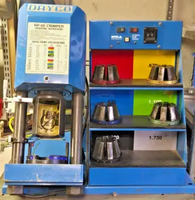 Np-60 Dayco Hose Crimper 110volt 5 Dies Crimps All Brands Micrometer Stop