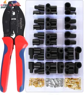 Delgada 744110324822 36pcs Spark Plug Wire Crimping Tool Crimper Kit With 36p