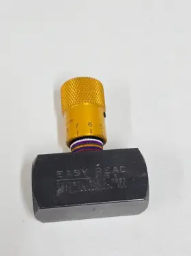 Deltrol Fluid Products 10120-48 Ef25s Easy Read Inline Flow Control Valve Adjustable Knob Needle