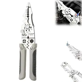 Dfcdcoo 354415478466 2024 Multifunctional Wire Stripper Crimper Cable Cutter Pliers Professional Elec