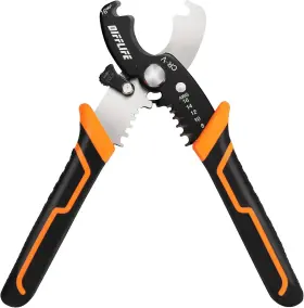 Difflife 445057656627 Multi Tool Wire Stripper Cutters Crimper - 7-inch Long Electricians Too