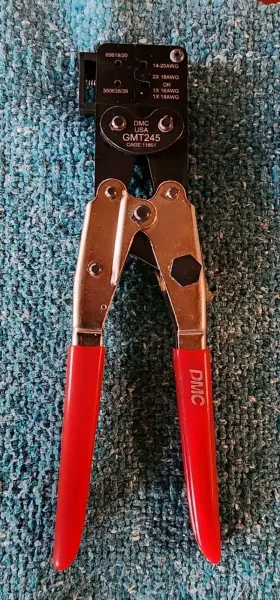Gmt245 Dmc Daniels Ratcheting Hand Crimping Tool Made In The Usa Preowned