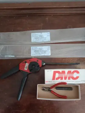 Sctr327 Dmc .032 Inch Safe-t-cable Tool Kit 7 With Cutters Wrench And Cable Inconel