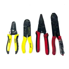 04073 Dowell 10-22 Awg Unbranded Wire Stripper Cutter Crimper Hand Tool 4 Pcs