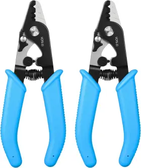 Vcfs-33 Duogalia 711181709223 2pc Fiber Optic Stripper 3 Port Hole Stripping Tool With 6 Inch