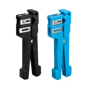 45-163 Duogalia Blue Black-2pc Fiber Optic Cutter Tool And 45-165 Coax Cable Stripper