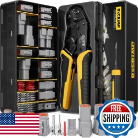 B0g31xs4nk Dxcrimp Dtm Deutsch Series Connector Crimping Tool Kit 2/3/4/6 Pin Miniature Wa