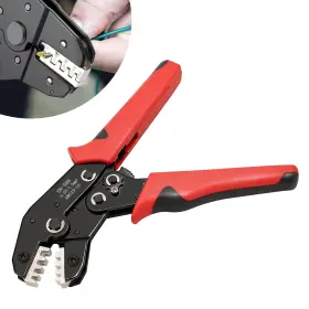 Eeekitonline 690770257423 Electrical Connection Crimp Plier For Awg 23-16 Non-insulated Tabs And Receptacles